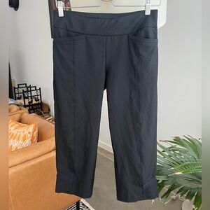 Tail Black Slip On Golf Crop Pant